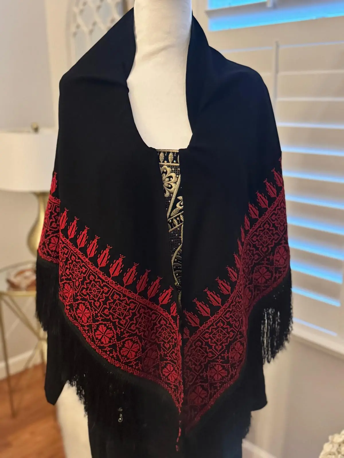 Marwa Shawl - Embrodiered Women's Headwear