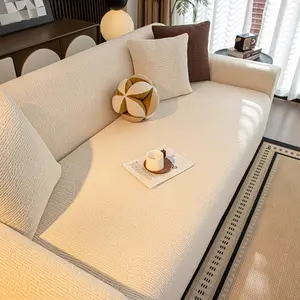 1PC European-Style Minimalist Casual Full Coverage Sofa Cover | Non-Slip & Scratch-Resistant | Pet (Dog/Cat)-Friendly | Fits 1/2/3/4-Seater Sofas | Multi-Scene for Living Rooms & Bedrooms | Dustproof, Soft & Skin-Friendly | Machine & Hand Washable