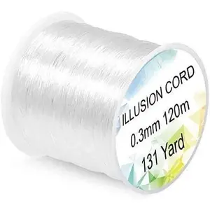 Fishing Wire for Hanging, Clear Fishing Line Invisible String  Monofilament Line for Hanging Decorations and Crafts