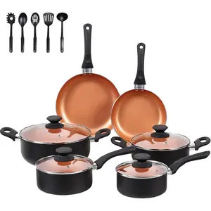 Pots and Pans Set, Nonstick Ceramic Cookware Set, Nonstick Pan Pots and Pans Set Non Stick Cookware set