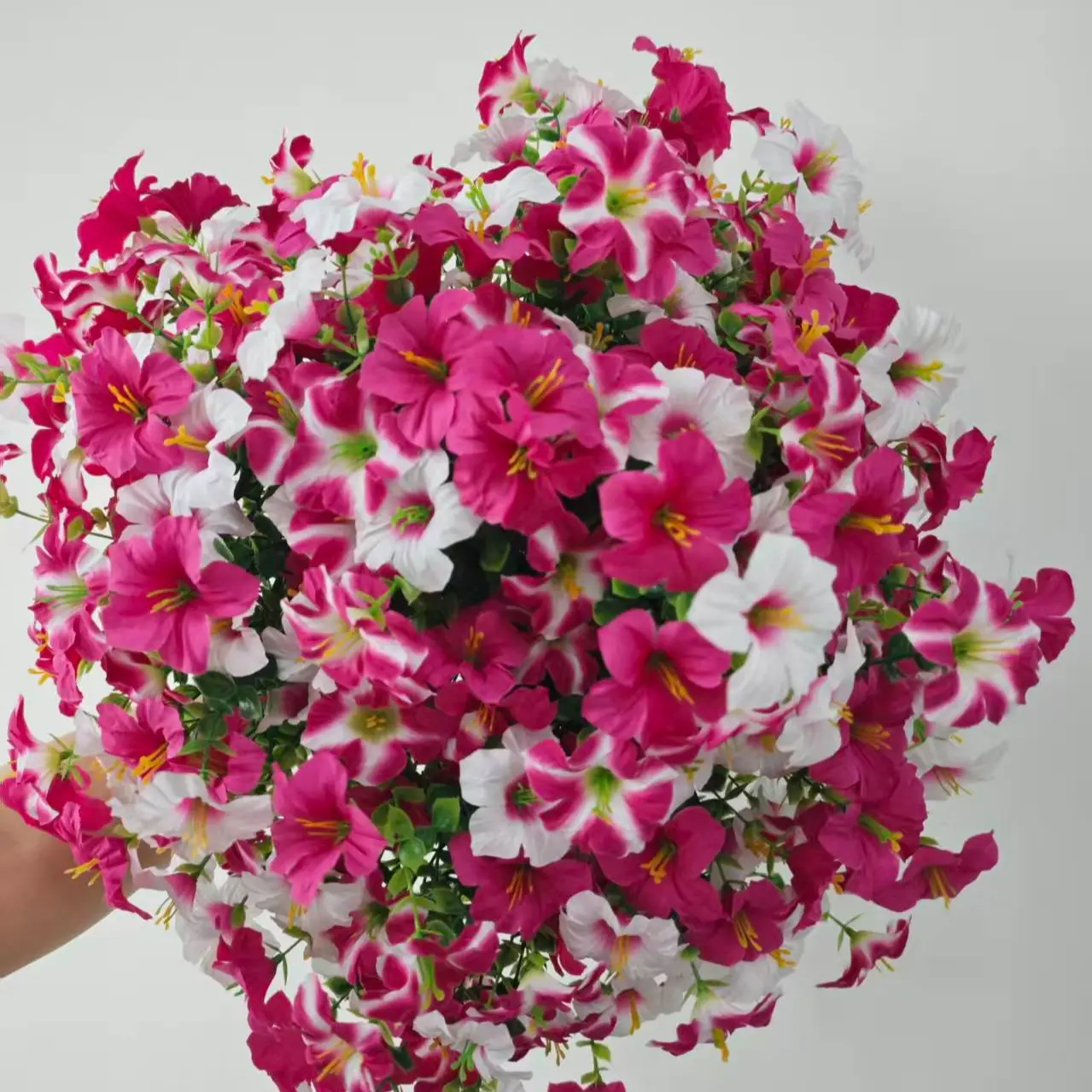 20 Pack Artificial Morning Glory Flowers, Realistic Faux Floral Decor, Home Decoration Bouquet, UV Resistant, No Maintenance, Indoor Outdoor Decoration, Artificial Flower Bouquets, Decorative Artificial Flowers, Artificial Flower Decorations