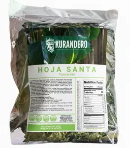 VIRAL KURANDERO Hoja Santa Premium Dried Leaves 2oz (58gr)– 100% Natural Herbal Tea & Culinary Herb – Supports Digestion, Respiratory Health & Wellness – Aromatic, Caffeine-Free, Vegan, Perfect for Daily Infusions and Cooking