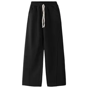 Girls Wide Leg Sweatpants Straight Pants for Kids Girls Trousers with Pockets Sweats 4-14 Years