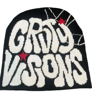Gruty Vision Viral Beanie - Unisex, Knit, Warm Hat skater beanie