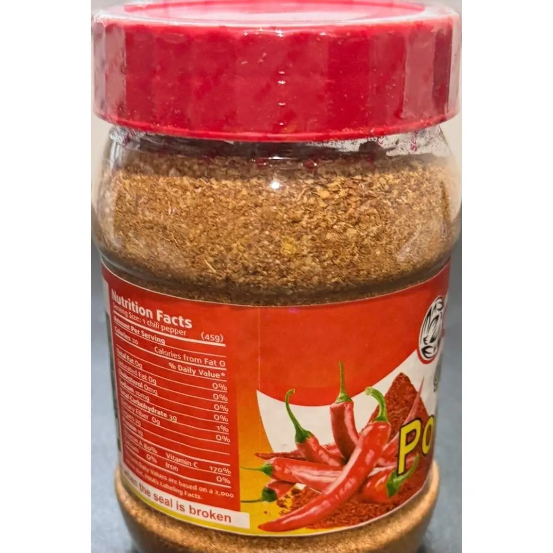 Madam Jas Pepper Powder, Large Pack with Spicy Heat - 454g