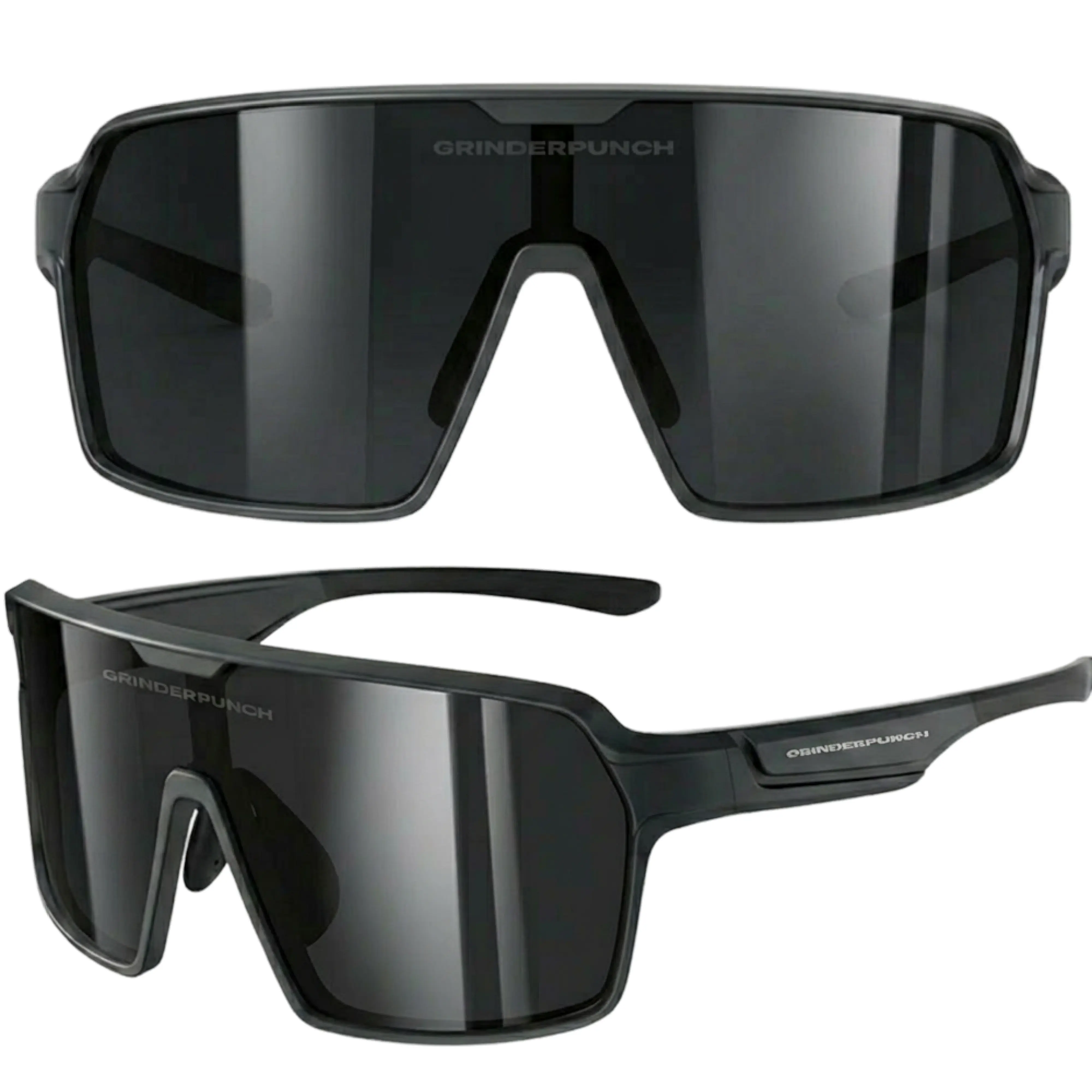 GRINDERPUNCH Polarized Sport Sunglasses for Men and Women, Lightweight with UV Protection for Snow Hiking, Cycling, and Fishing