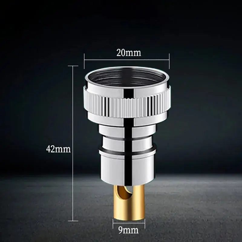 Dual-Outlet Wall Mount Angle Valve – Zinc Alloy Water Tap for Toilet & Washing Machine