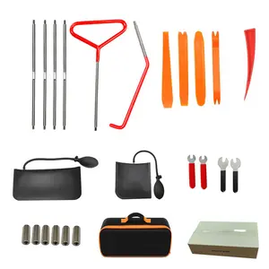 Portable Car Repair Tool Kit for Car Door & Tire, 1 Set Emergency Car Fastener Remover Air Wedge Pump with Storage Bag, Car Tire Repair Tools for Car & Truck, Automotive Repair Tools