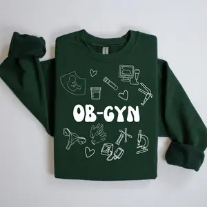 OB GYN Collage Crewneck
