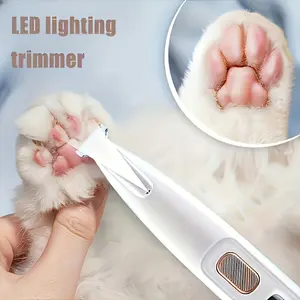 Pet Grooming Clippers, Multifunctional Pet Hair Trimmer, Rechargeable Shaver with LED Light, Suitable for Dogs Cats, Large Small Breeds, Grooming Trimming Tool