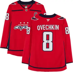 Alex Ovechkin Washington Capitals Autographed Red Home Fanatics Premium Jersey - Fanatics Authentic Certified