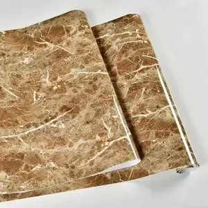 Marble Pattern Self Adhesive Wallpaper, Waterproof & Oil-proof Wall Sticker, Multifunctional Furniture Protective Film for Home Decor, Peel and Stick Wallpaper Designs, Wall Panels