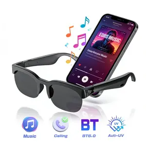 Smart Glasses for Men & Women,Bluetooth Sunglasses Audio Eyewear,Built in Mic & Speakers,Music Playback & Hands-Free Calls,Athletic/Outdoor UV Protection Unisex,Summer,IPX4 Waterproof,Smart Summer Gear