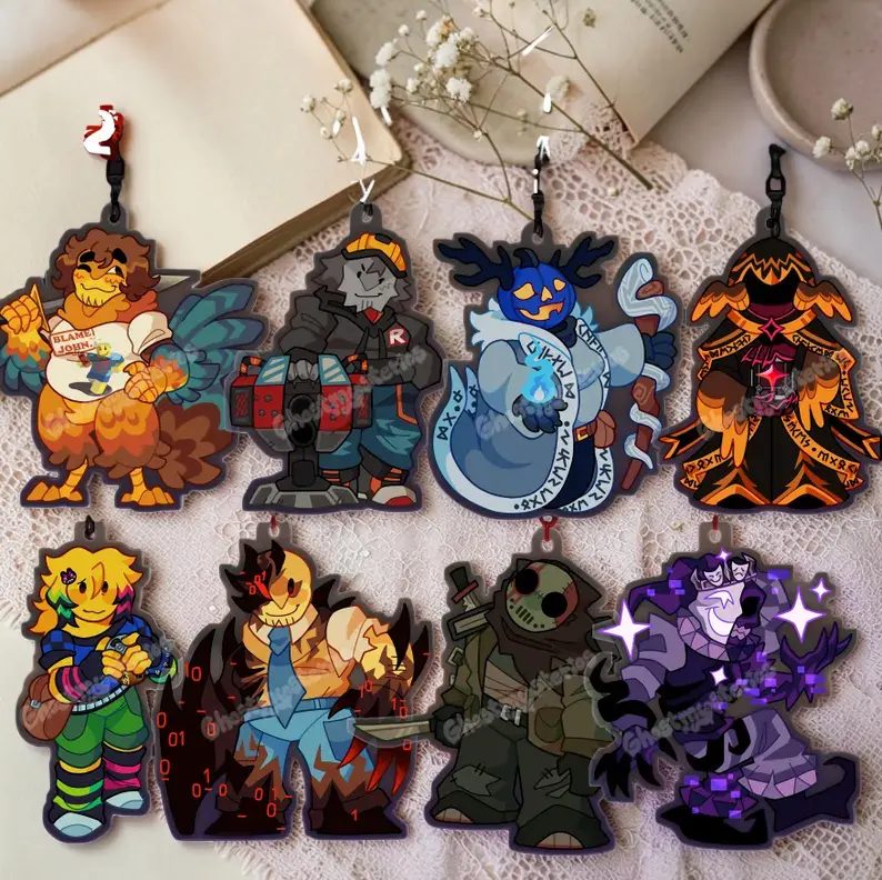 Forsaken Series 2 - Keychains: Shedletsky, Builderman, Dusekkar, Taph, Noob, John DOE, Slasher, Noli