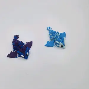 3D Printed 2 Pack of Crystal Dragon Mini's