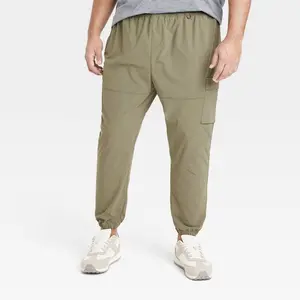 Men's Big Utility Cargo Jogger Pants - All In Motion Backwoods Gray 2XL