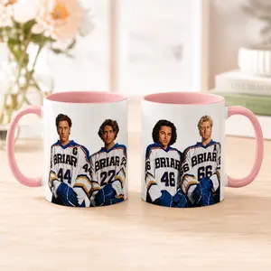 The Briar University Hockey Boys Accent Coffee Mug (11oz), Garrett Graham, Dean Di Laurentis, John Logan, Off Campus