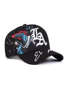 Unisex Gothic La Magician Five-Sided Baseball Cap, Adjustable Sun Protection Casual Hat for Spring & Fall, Outdoor Travel Beach Vacation, Embroidered Hat