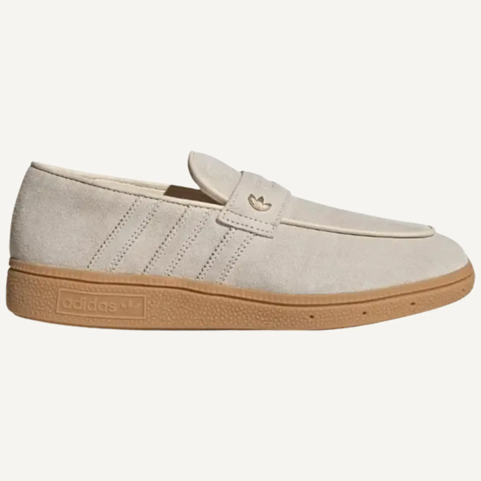 Adidas Originals Women's Wonder White/Gum Handball Spezial Loafer Shoes, KJ0640