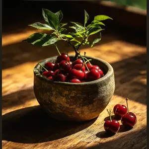 Dwarf Cherry Tree 100 Seeds Dwarf Cherry Tree Seeds – Small Cherry Fruit Tree for Home Garden & Patio