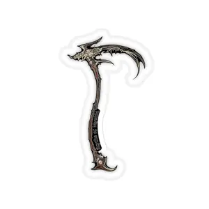 Scythe of Myrkul Transparent Outdoor Stickers, Die-Cut, 1pc