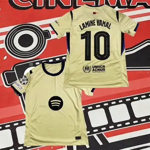 Away No. 10 Lamine Yamal Light Cream Short-Sleeve Collector's Edition Soccer Jersey
