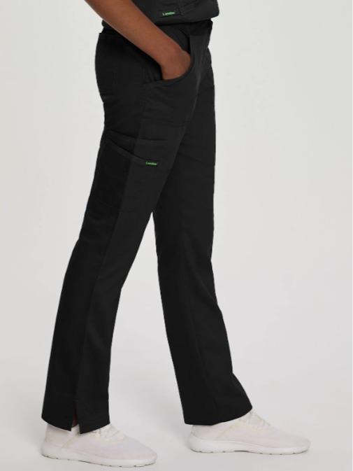 Landau Proflex Cargo Scrub Pants - 5-Pocket Fitted Scrubs with Elastic Waist & Drawstring for All Seasons