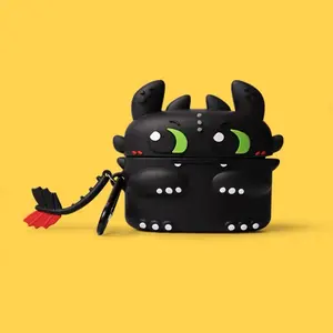 Dragon For Airpods 1 2 3 4 Pro Pro 2 Pro 3 Cute Silicone Earphone Case Accessories Cover