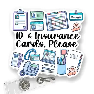 ID and Insurance Cards Please Badge Reel ODU