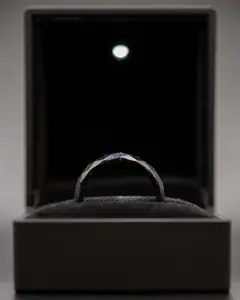 Ring - Diamond Cut Black Jade