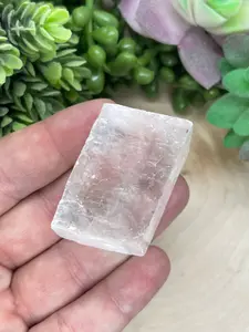 Clear Calcite Cube