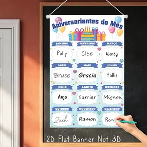 Educational Birthday of the Month Banner for Schools, Classroom Display Decor, Teacher Supplies, Bulletin Board Sign, Classroom Decorations