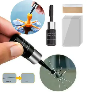 Car Windshield Repair Fluid, Crack Glass Repair Liquid, Car Window Restoration Tool, Easy Application, Long-Lasting Fix, Windshield Repair Kit