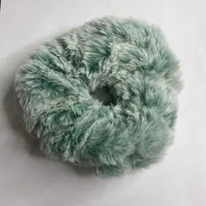 Soft and Plush Agave Frosted Minky (100% Polyester) Scrunchie