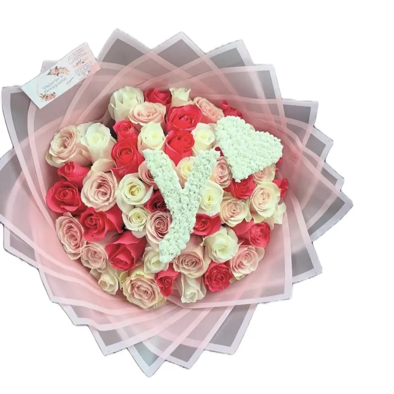 Initial Rose Bouquet -FRESH FLOWERS/ROSES