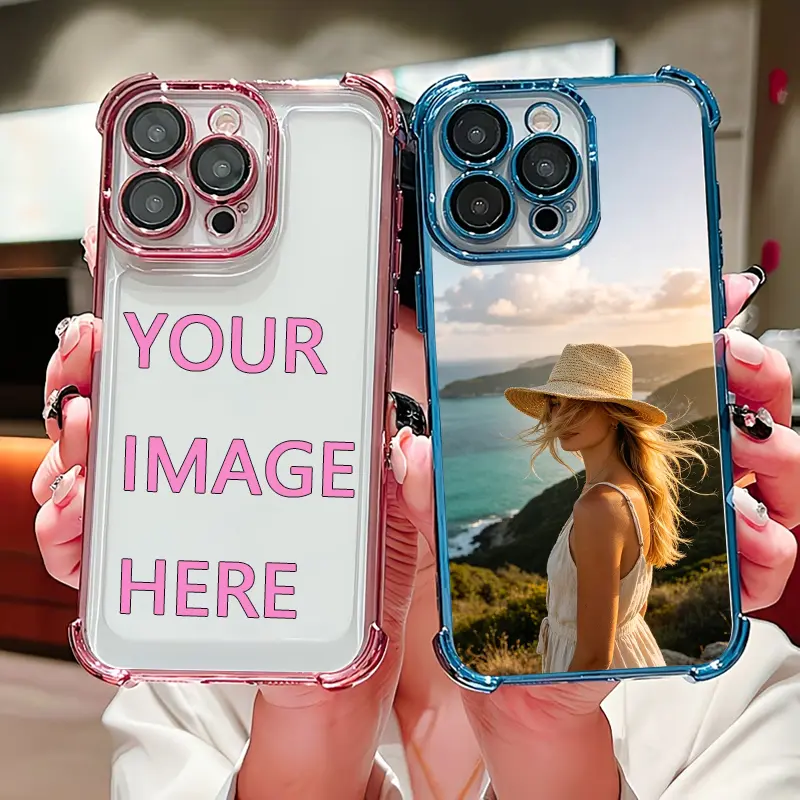 Custom Photo Phone Case – Please Send Image After Purchase.Custom Phone Case for iPhone iPhone 12-17 Plus Pro Max & Samsung 22-25 Plus Pro Max Ultra , Personalized Picture Photo Case - Shockproof Heavy Duty Protective Cover Clear
