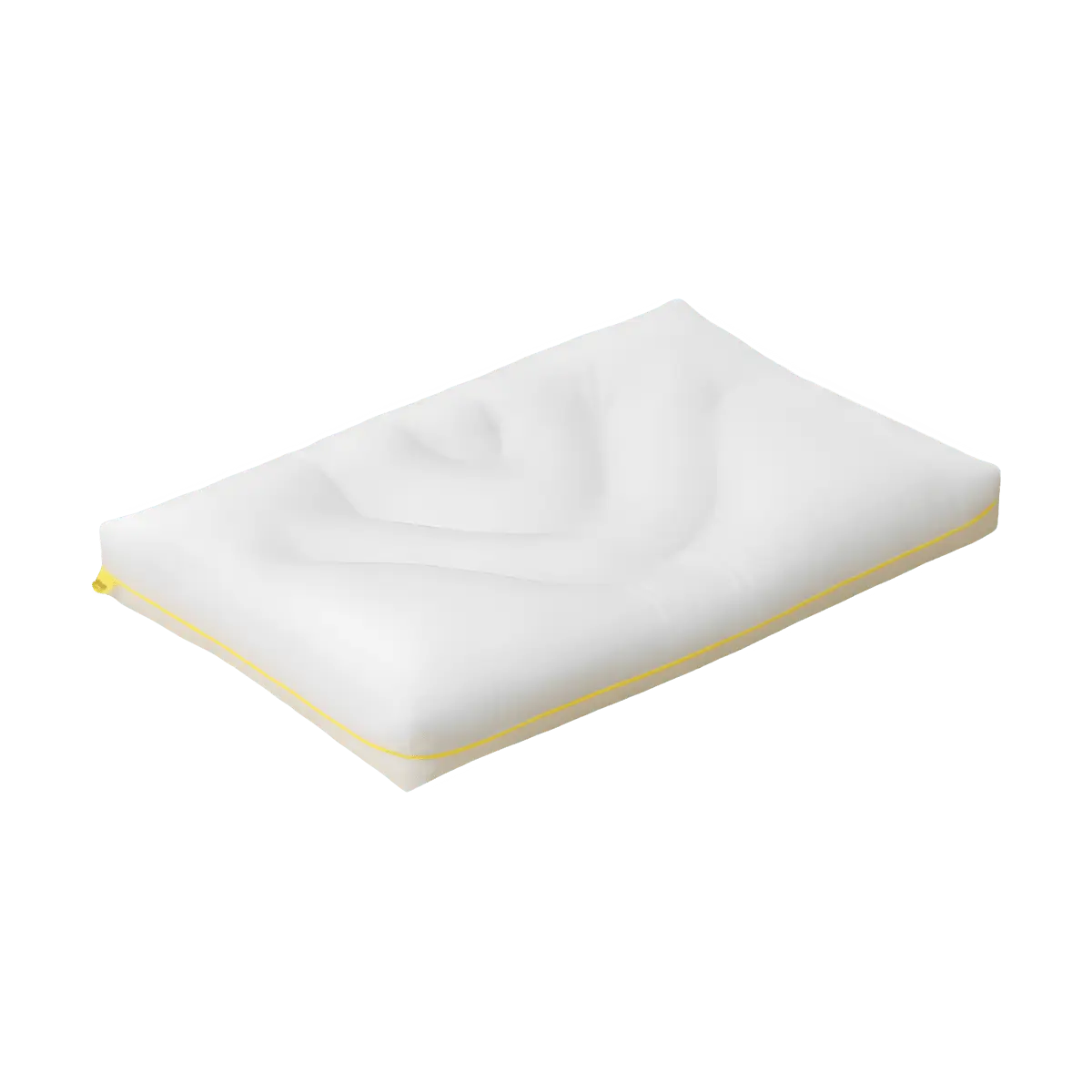 JUST CHILL Wavy Side Sleep Pillow Soft Low Profile Pillow for Head Forward Leaning 23.6x15.7x3.1 g