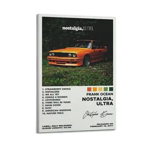 Frank Ocean Nostalgia ULTRA Modern Art Deco Painting Art Poster Wall Decoration Wall Poster Art Wall Rich Art Painting Corridor Art Painting Decoration leopard print