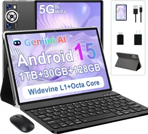 ⚫2025 Gemini AI Tablet | 30GB+128GB+1TB | InCell Display | Metal Black  #Metal Black Tech #In Cell Display #Android15 #High End Tablet #Minimalist Gadget