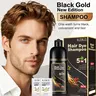MJDMJD 5-in-1 Ginseng & Argan Oil Haircare Coloring Shampoo Set - Semi-Permanent Color, 2 Hair Masks, 10-Min Gray Coverage, Ammonia-Free, Safe for Men’s & Women’s Hair & Beard, 500ml, Coloring Shampoo Semi-Permanent Color