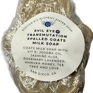 Evil Eye Transmutation Spelled Goats MilkSoap Vanilla