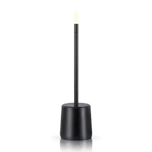 Portable LED Metal Table Lamp - 3 Level Brightness Touch Control Desk Lamps for Bedroom Nightstand,Rechargeable Battery - Ideal Bedside Lamp for Bedroom Nightstand