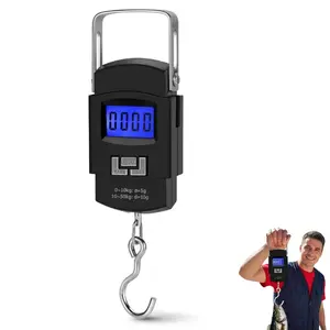 Digital Fish Scale Hanging Scale, Electronic Hanging Luggage Scale Tools, Everyday Carry Tools, Portable Digital Weighing Scale, Scale for Freshwater & Saltwater Fishing, Suitcase Weight Scale Travel Bag Hanging Weighing Scale