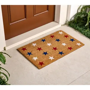Martha Stewart 18" x 30" Patriotic Coir Doormat Martha Stewart 18" x 30" Patriotic Coir Doormat