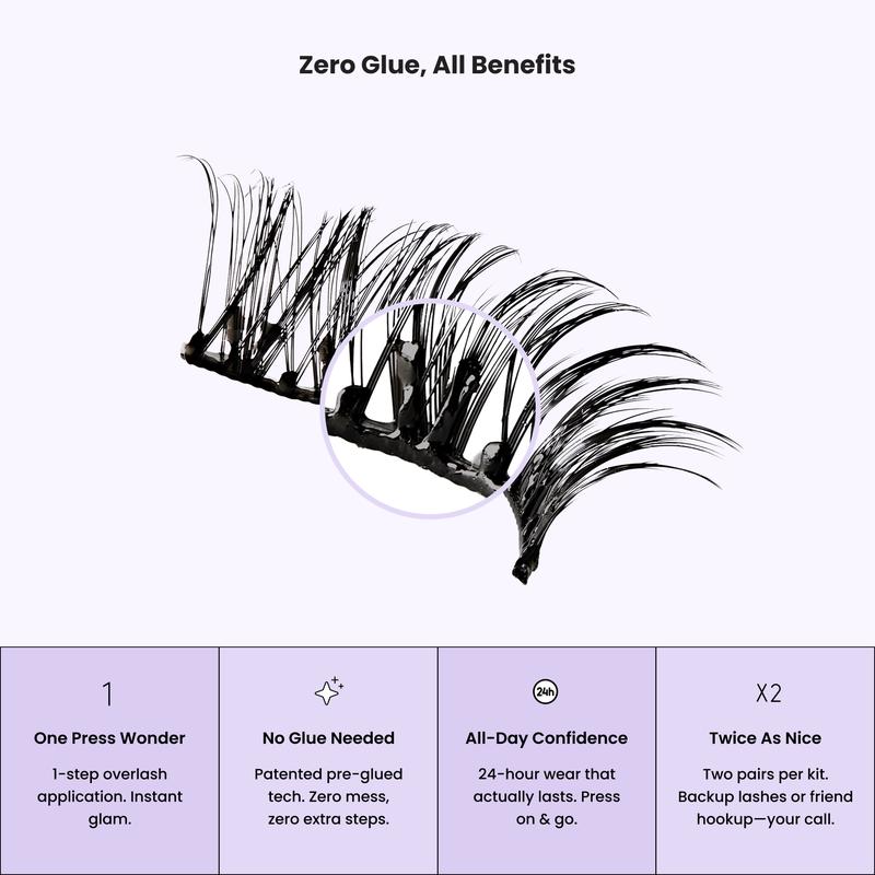 imPRESS Falsies Pre-Glued Strip Lashes Kit - Classic Volume