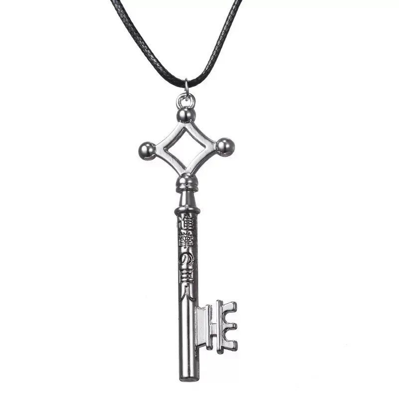 Attack on Titan Key Necklace Silver And Gold