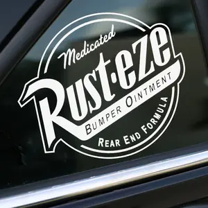 Rusteze Decal, Cars decal, Mater, Car Sticker, Wall Sticker, Laptop Decal, Vinyl Decals, Vinyl Decal, Stickers, Gifts, For Her, For Him O