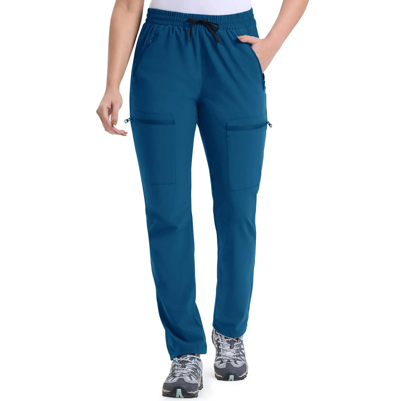 33,000ft Women's Cycling Pants Mountain Bike Waterproof Windproof Breathable Athletic Sweatpants for Hiking Multi Sports