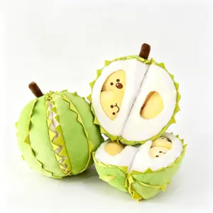 "Gratitude" Durian-Shaped Plush Toy - Soft, Cozy Home Decor Doll Ornament, Creative Throw Pillow for Gift-Giving
