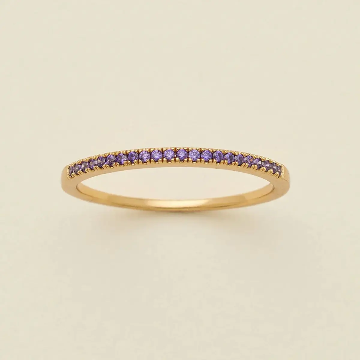 February Birthstone Stacking Ring February Birthstone Stacking Ring